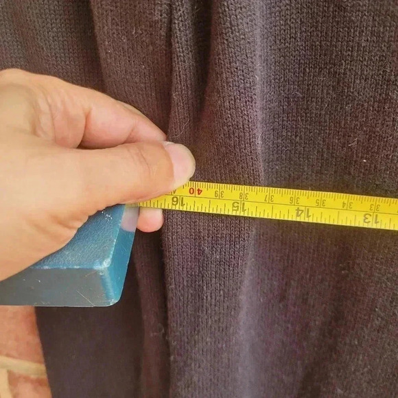 MICHAEL MICHAEL KORS Charcoal Black Wool Blend Crew Neck Sweater Dress S - Picture 5 of 10